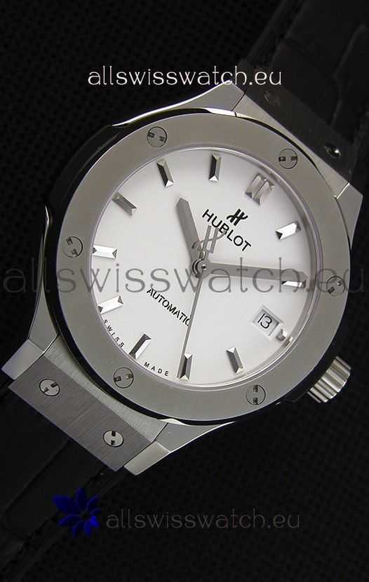 IMG_9081 Hublot Big Bang Classic Fusion 38MM 1:1 Mirror White Dial Replica 7