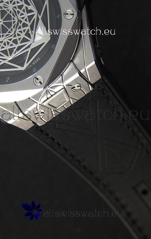 IMG_9081 Hublot Big Bang Sang Bleu 45MM Stainless Steel Replica 7