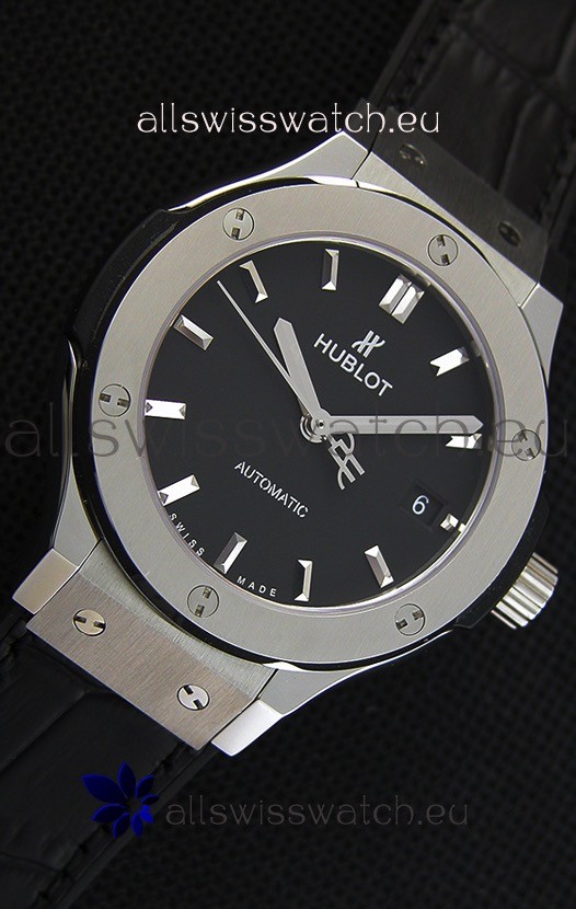IMG_9081 Hublot Big Bang Classic Fusion 38MM 1:1 Mirror Black Dial Replica 7