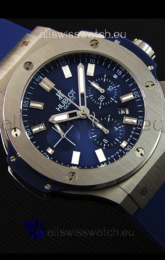IMG_9081 Hublot Big Bang Steel Blue1:1 Mirror Replica 7