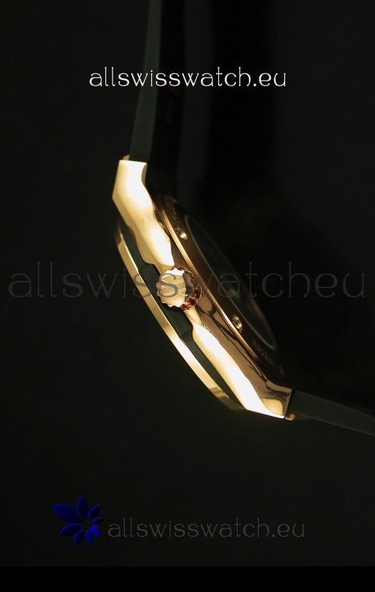 Hublot Classic Fusion 39MM Rose Gold Diamonds Case Replica 7