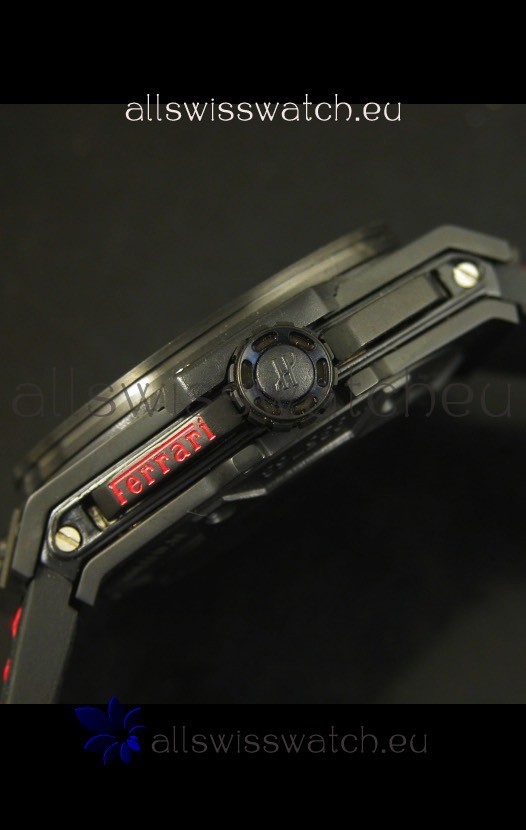 IMG_9081 Hublot Big Bang Ferrari Quartz Movement in PVD Case Replica 7