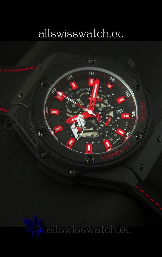 IMG_9081 Hublot Big Bang King F1 MONZA Edition PVD Quartz 45MM Replica 7