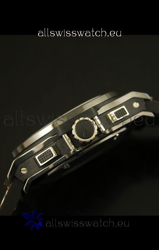 IMG_9081 Hublot Big Bang Stainless Ceramic Case/Bezel Quartz 45MM Replica 7