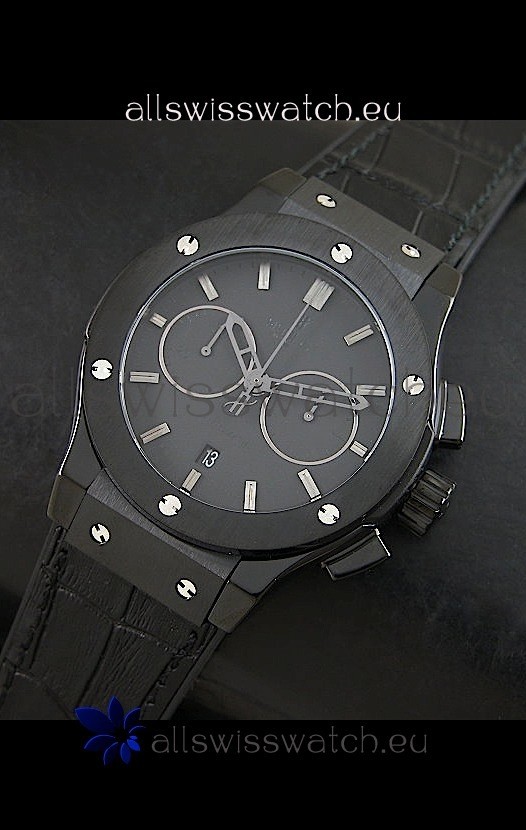 Hublot Big Bang Classic Fusion PVD in Black Strap Replica 7