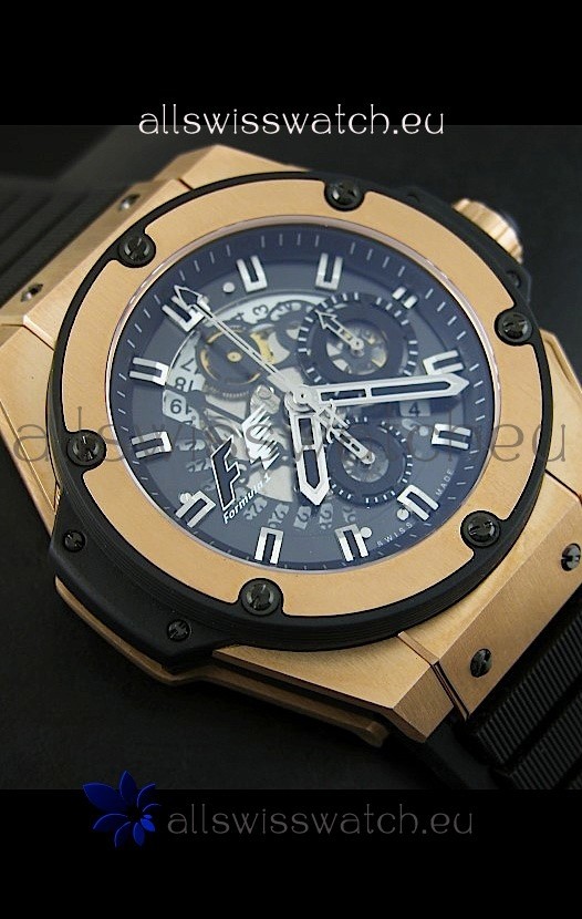IMG_9081 Hublot Big Bang King Power Formula 1 in Pink Gold Case Replica 7