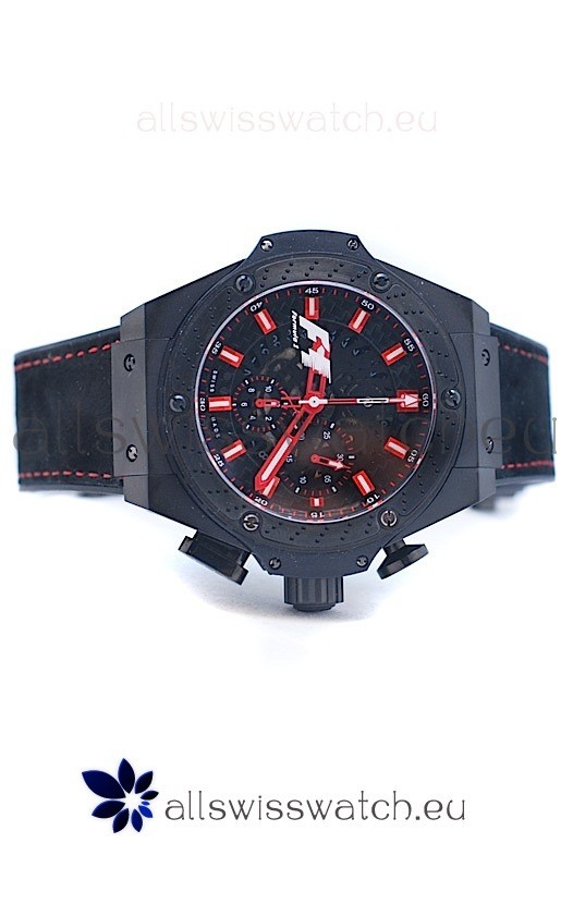 IMG_9081 Hublot Big Bang F1 Edition King Power Black Ceramic Replica 7