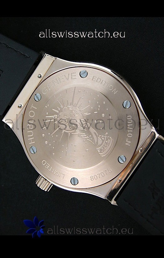 IMG_9081 Hublot Classic Fusion FIFA Edition in Pink Gold Case Replica 7