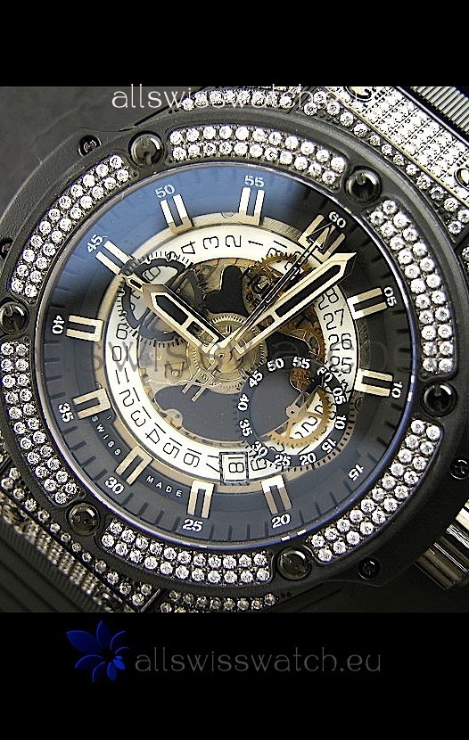 Hublot Big Bang King Power PVD Casing with Diamonds Replica 7