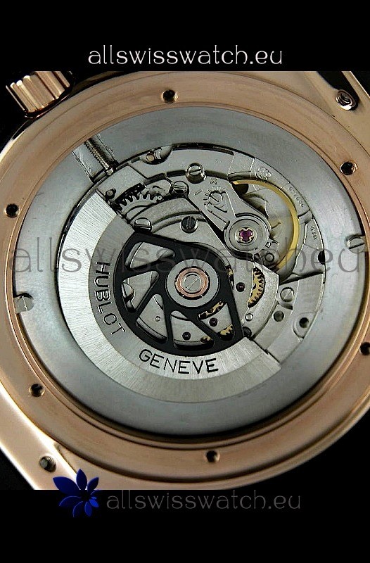 IMG_9081 Hublot Fusion Bang in Rose Gold Casing with Black Carbon Dial Replica 7