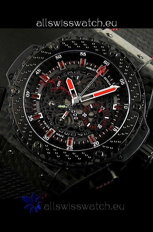 IMG_9081 Hublot Big Bang Ayrton Senna Full Carbon Casing Replica 7