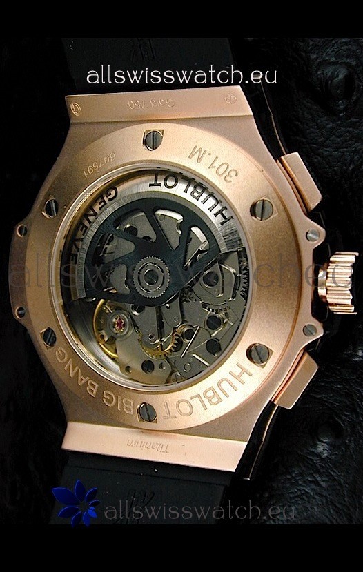 IMG_9081 Hublot Big Bang Matte Limited Edition Pink Gold Case Replica 7