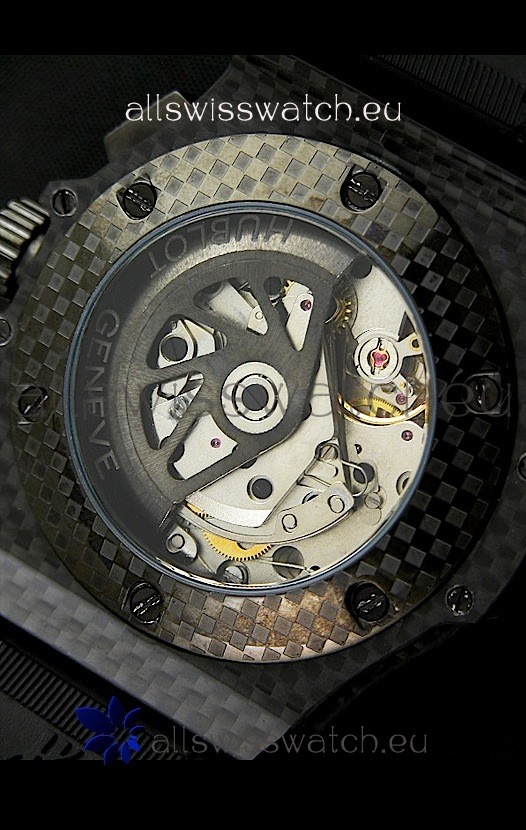 IMG_9081 Hublotin Black Fibre Carbon Dial Replica 7