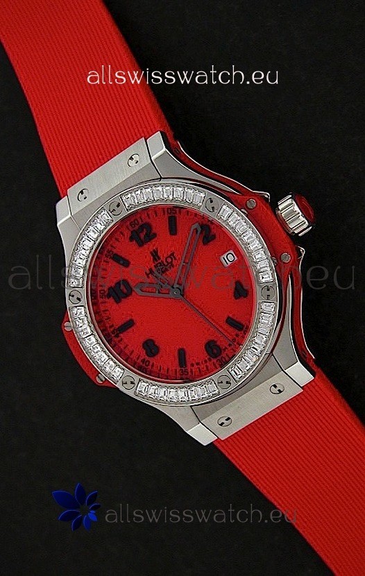 IMG_9081 Hublot Big Bangin Red Dial/Strap Replica 7