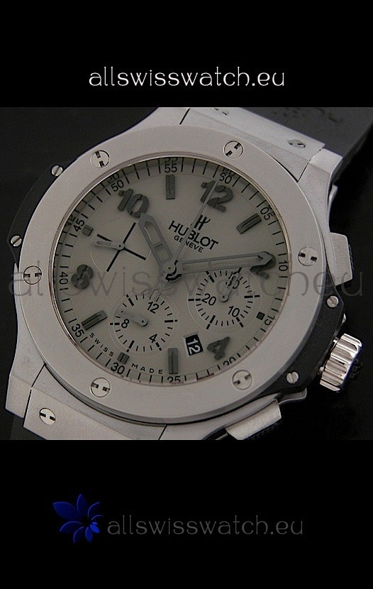 IMG_9081 Hublot Big Bang Platinum in Grey Dial Replica 7