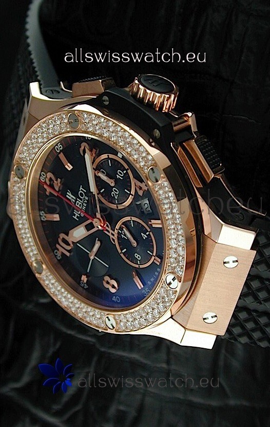IMG_9081 Hublot Big Bangwith Diamonds Bezel Replica 7