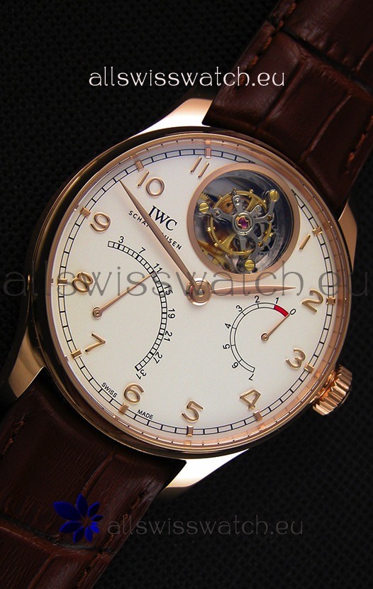 IMG_9081 IWC Portugieser Tourbillon Mystere Retrograde IW504402 Pink Gold UPDATED 2019 Version Replica 7