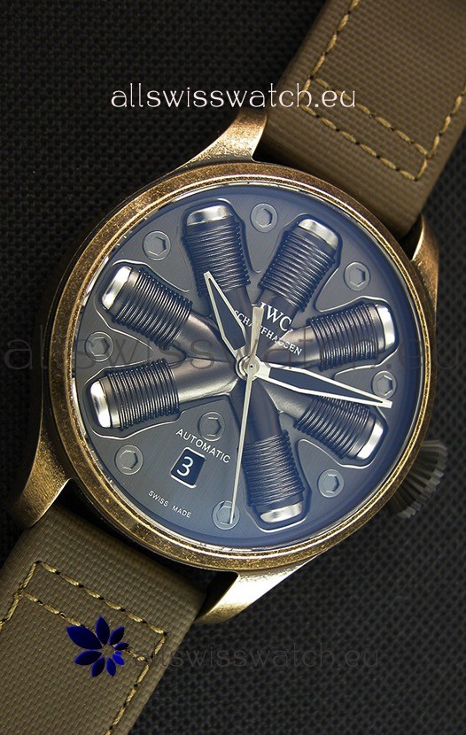 IMG_9081 IWC Pilot Top Gun Concept Edition in Vintage Case 45.5MM Replica 7