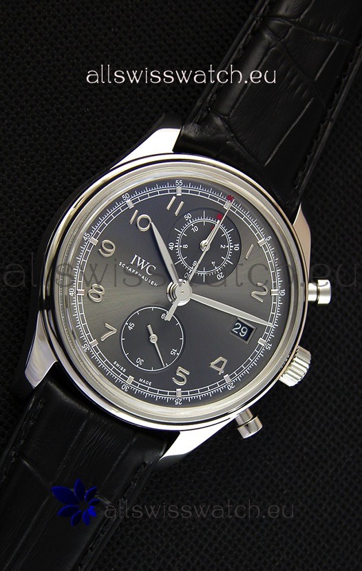 IMG_9081 IWC Portugieser Chronograph Classic IW390302 Grey Dial Replica 7