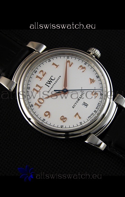 IMG_9081 IWC Schaffhausen DA Vinci IW356601 Automatic White Dial 1:1 Mirror Replica 7