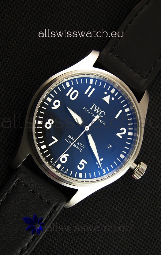 IMG_9081 IWC Pilot's MARK XVIII IW327009 Black Dial1:1 Mirror Edition Replica 7