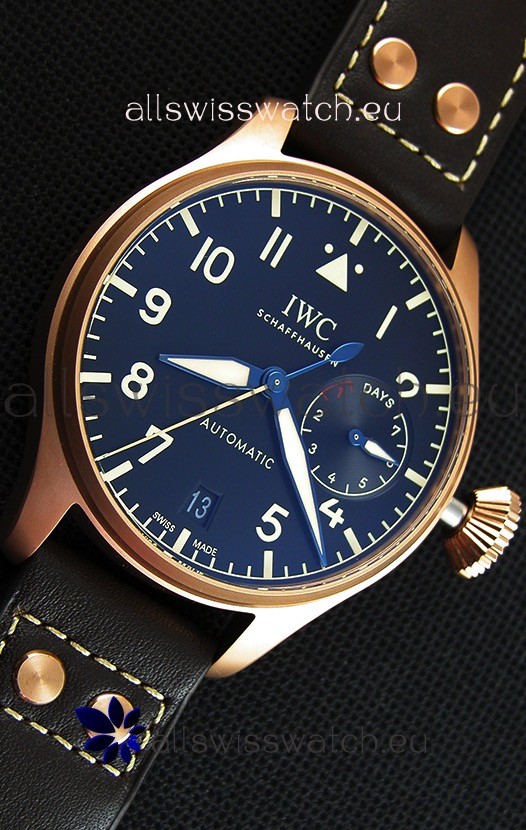IMG_9081 IWC Big Pilot's IW501005 Heritage- Functional Power Reserve 1:1 Mirror Replica 7