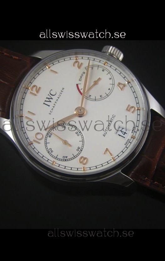 IMG_9081 IWC IW500704 Portugieser 1:1 Mirror White Dial - Updated 2016 Version Replica 7