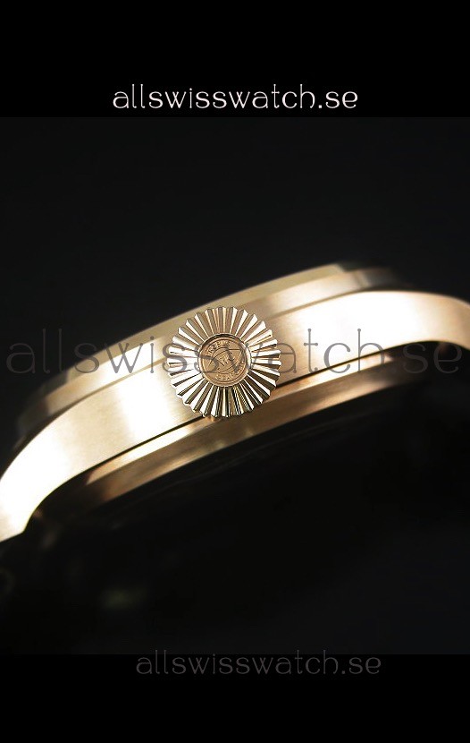 IMG_9081 IWC Big Pilot Rose Gold - Functional Power Reserve 1:1 Mirror Replica 7