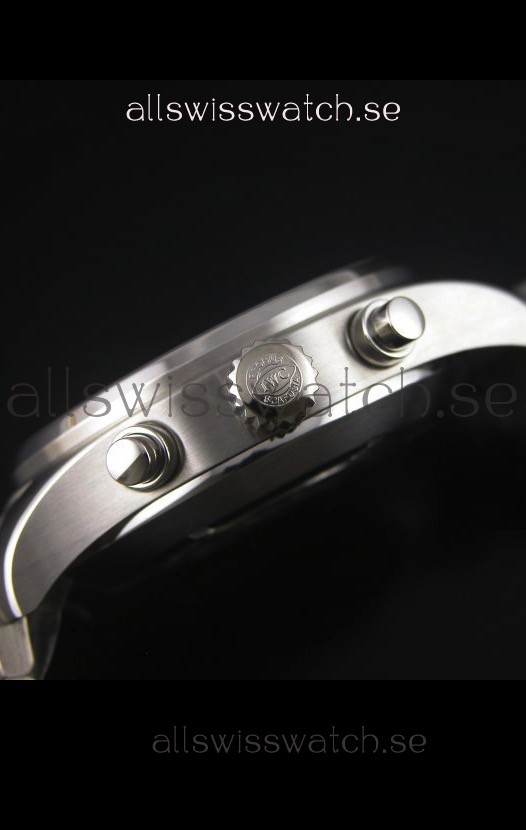 IMG_9081 IWC IW387802 Pilot Chronograph 1:1 Mirror with Steel Bracelet Replica 7