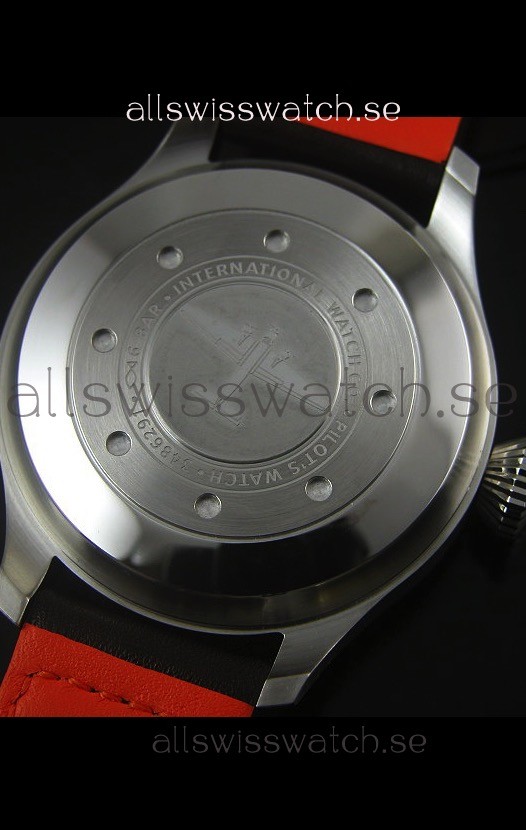 IWC Big Pilot IW500901 - Functional Power Reserve Brown Strap Black Dial 1:1 Mirror Replica 7