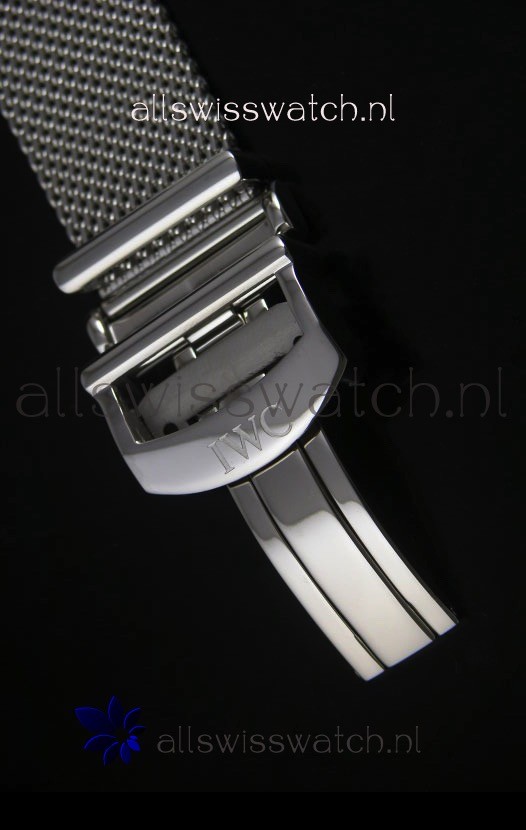 IMG_9081 IWC Portofino Chronograph in Mesh Strap White Dial Replica 7