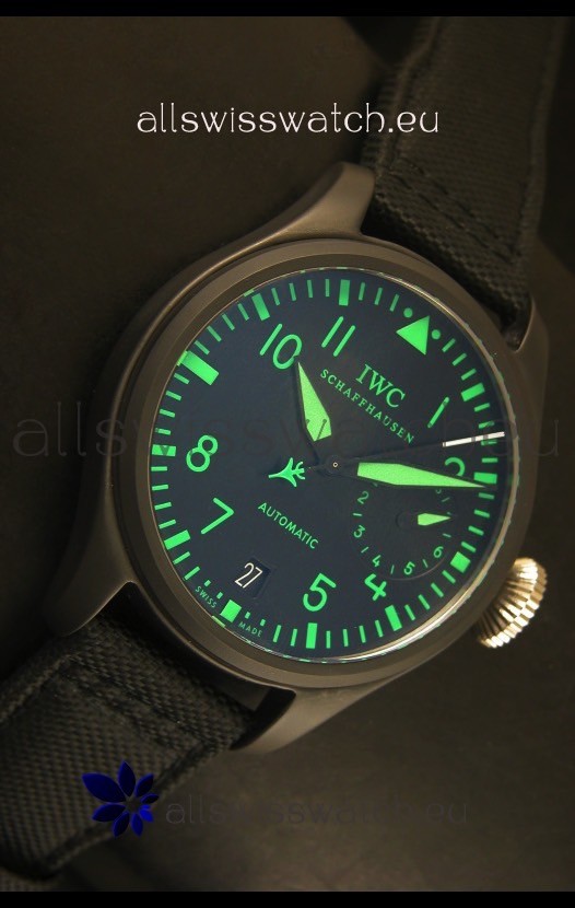 IMG_9081 IWC Big Pilot Top Gun Ceramic Case - 1:1 Mirror Replica 7