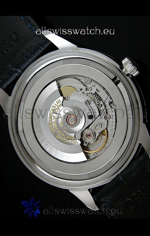IWC Schaffhausen Ingenuier Vintage Automatic in Black Strap Replica 7