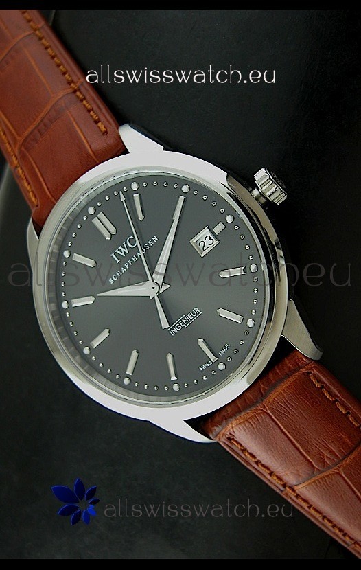 IMG_9081 IWC Schaffhausen Ingenuier Vintage Automatic in Grey Dial Replica 7