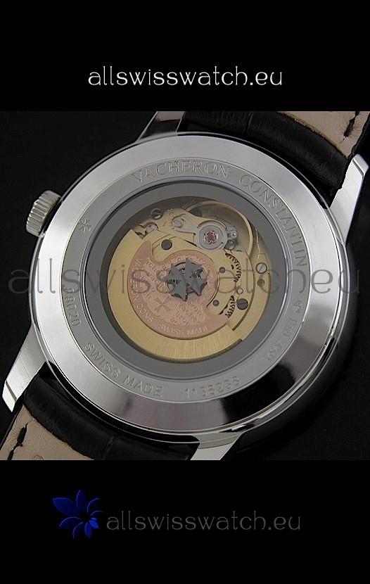 IMG_9081 Vacheron Constantin Geneve Automatic in White Dial Replica 7