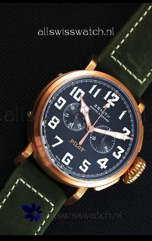IMG_9081 Zenith Pilot Type 20 Chronograph - Extra Special 45MM Replica 7
