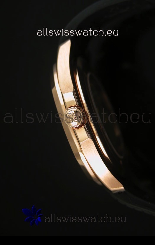 IMG_9081 Patek Philippe Aquanaut Rose Gold in Brown Dial - 1:1 Mirror Replica 7