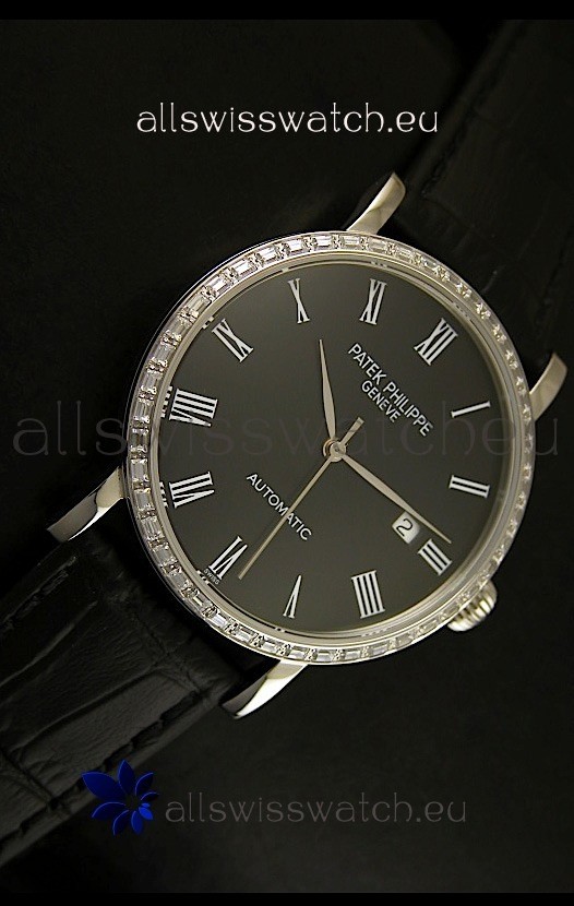 IMG_9081 Patek Philippe Calatrava 5120in Steel Casing - Roman Hours Replica 7
