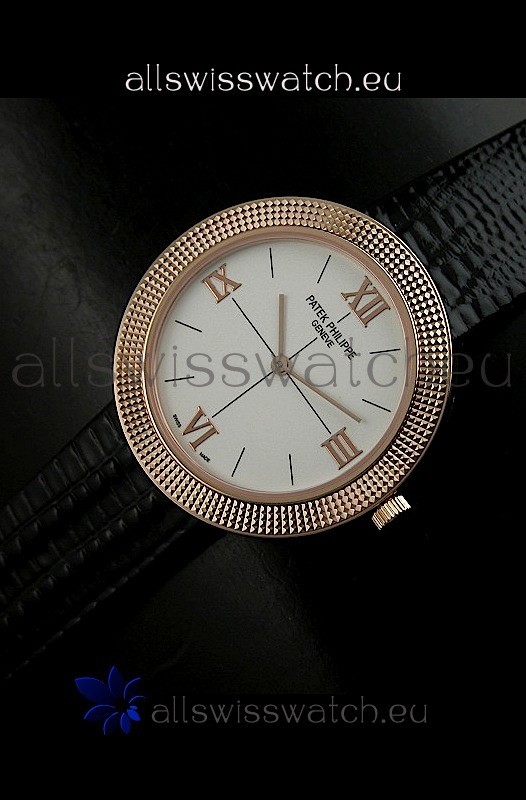 IMG_9081 Patek Philippe Geneve Quartz in Rose Gold Replica 7