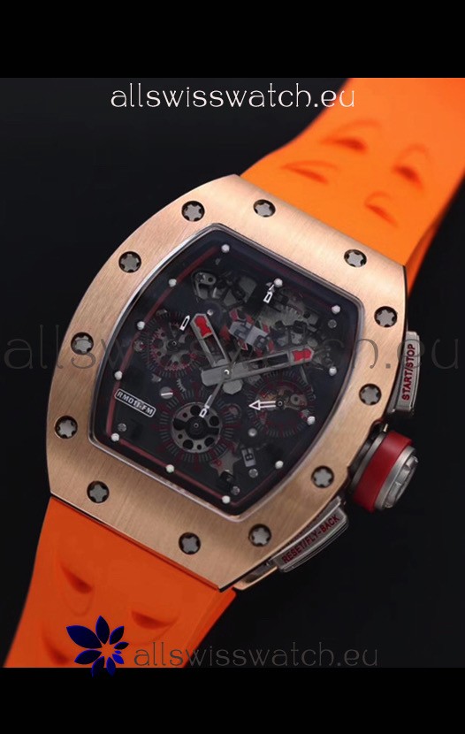 IMG_9081 Richard Mille RM011-FM Felipe Massa Rose Gold Casing Replica 7