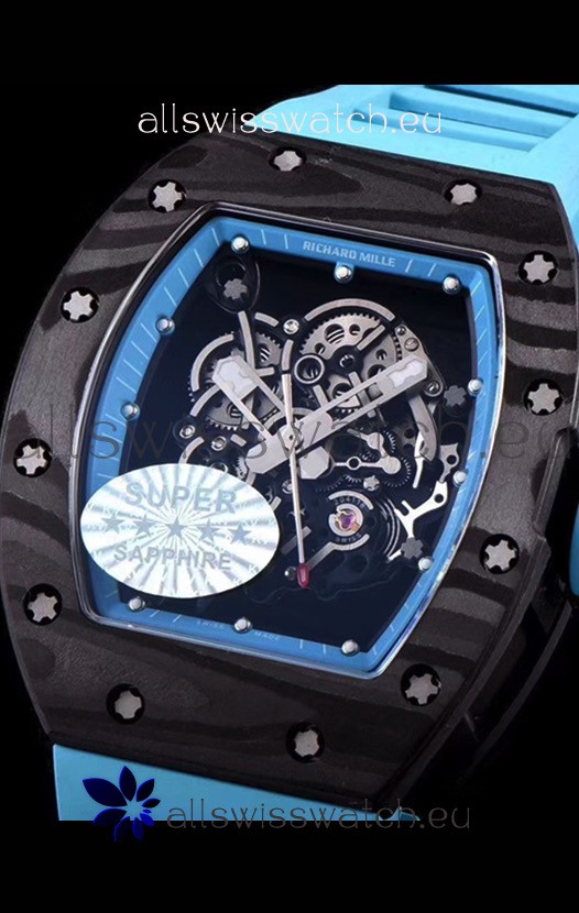 Richard Mille RM055 Blue Legend Carbon Casing Replica 7