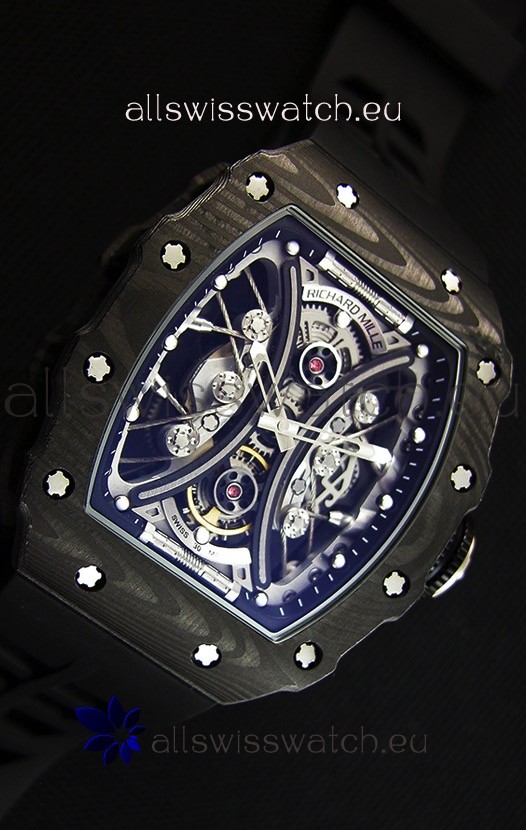 IMG_9081 Richard Mille RM53-01 Pablo Mac Donough Black Carbon Case Replica 7
