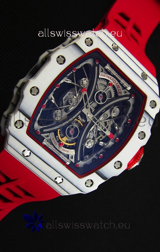 IMG_9081 Richard Mille RM53-01 Pablo Mac Donough White Carbon Case Replica 7