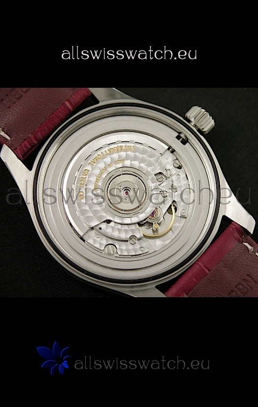 IMG_9081 IWC Fliegeruhr International Co. Automatic in Red Strap Replica 7