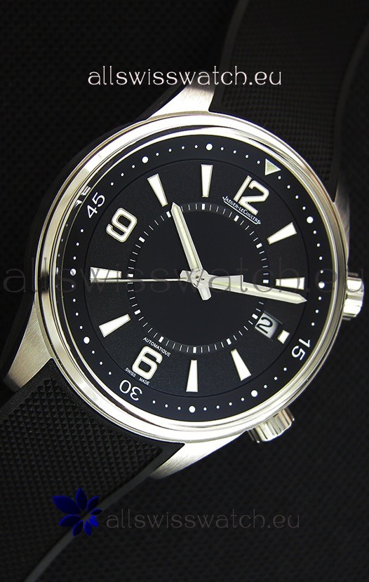 IMG_9081 Jaeger-LeCoultre Polaris Black Dial with Nylon Strap 1:1 Mirror Replica 7