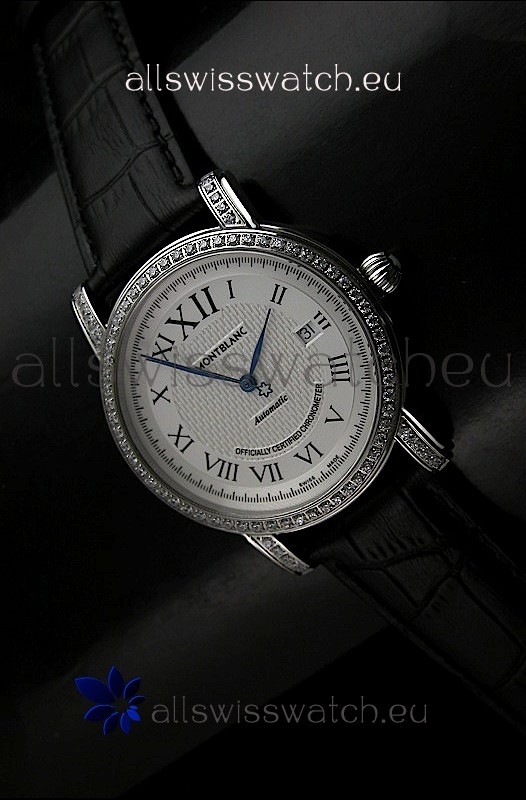 IMG_9081 Mont Blanc Automatic in Stainless Steel Replica 7