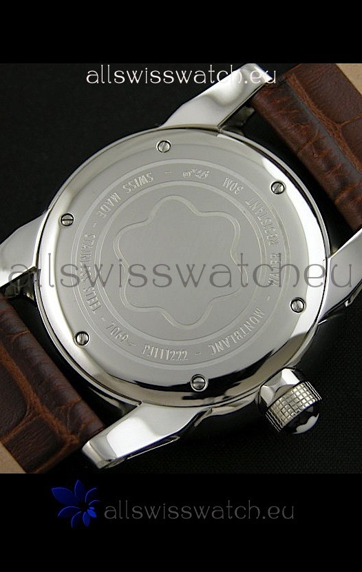 IMG_9081 Mont Blanc Timewalker Automatic in Silver Dial - Ultimate Mirror Replica 7