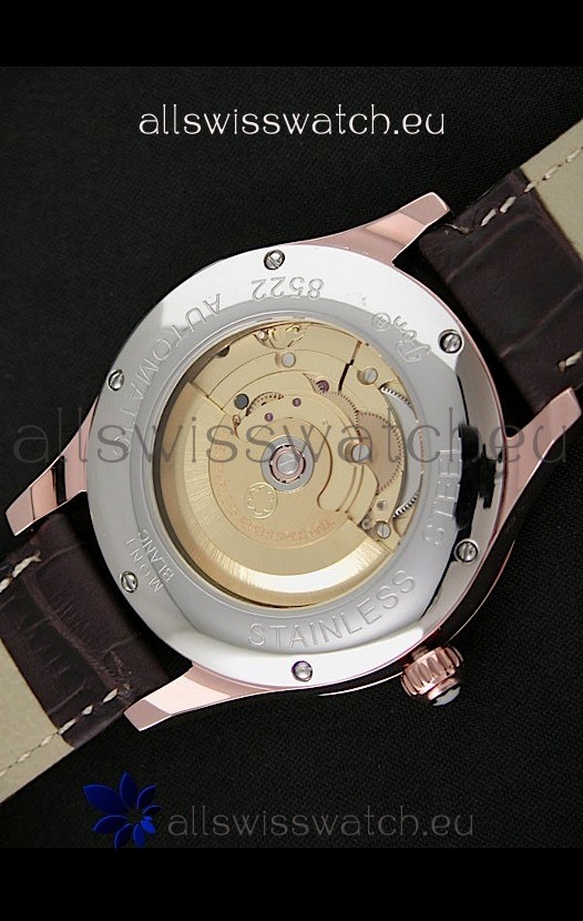 IMG_9081 Montblanc Pure Mechanique Horlogere Rose Gold in Mop White Dial Replica 7