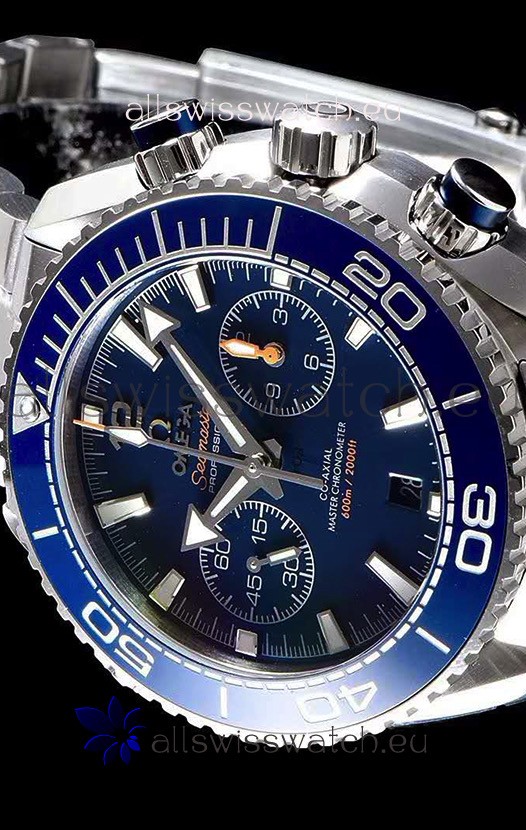 IMG_9081 Omega Planet Ocean 600M Chronograph 904L Steel Blue Dial 1:1 Mirror Replica 7