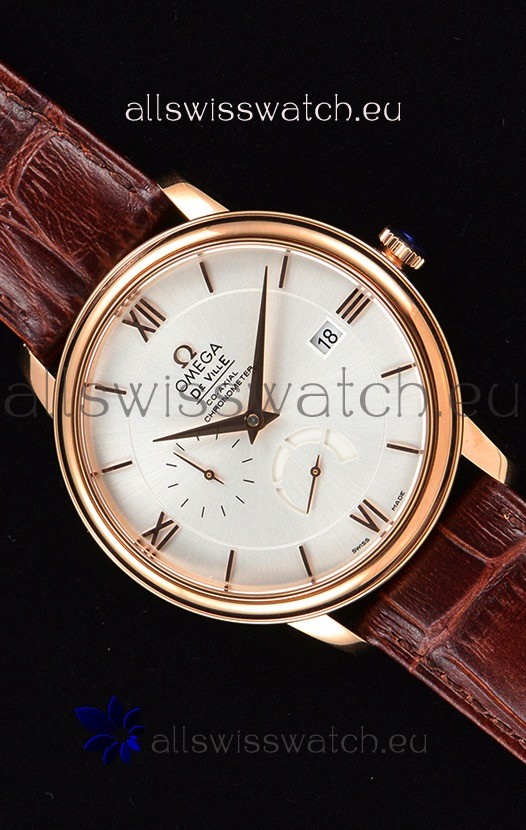 IMG_9081 Omega Co-Axial Prestige Power Reserve Pink Gold Replica 7